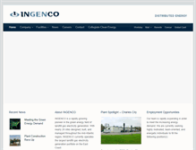 Tablet Screenshot of ingenco.com